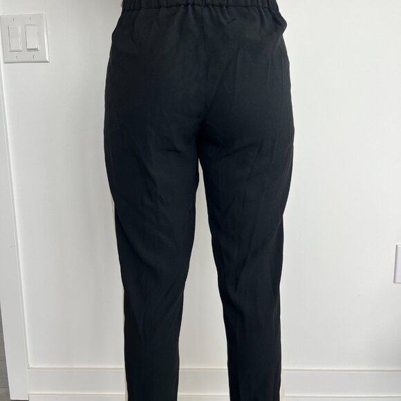 Babaton Aritzia Black Dress Pants w/ White Stripe - size 4 - Picture 8 of 8